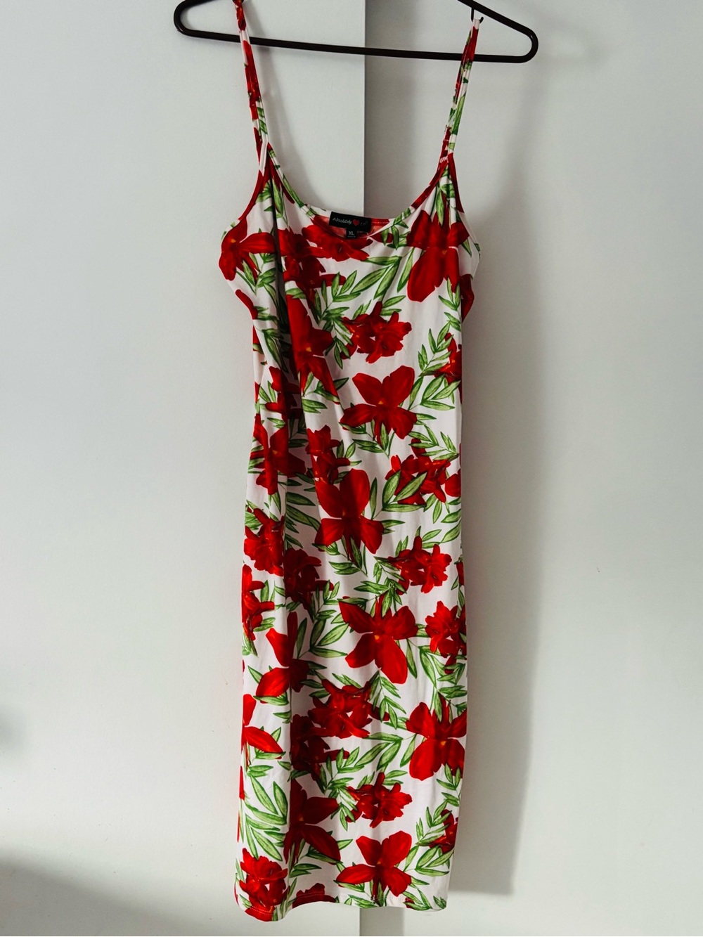 Women’s XL Red Floral Dress